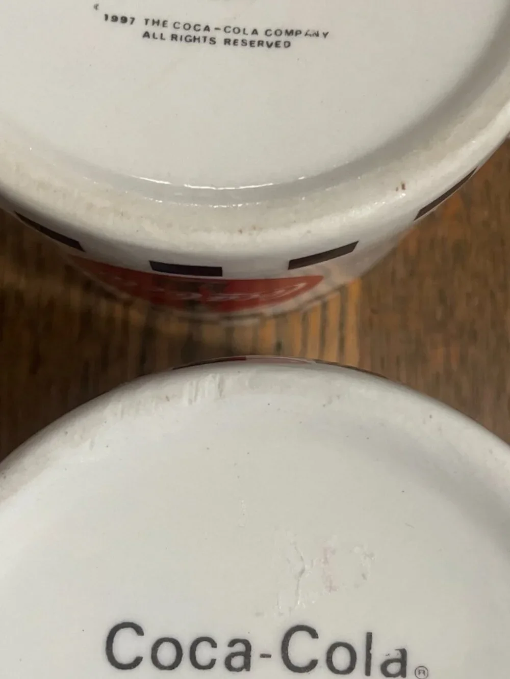 Coca-Cola Vintage Mugs 1997 by Gibson